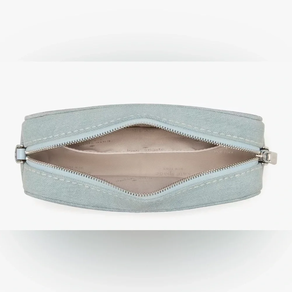 Kate Spade Oh Snap Denim Camera Bag - NWT $289 Retail - Picture 3 of 4